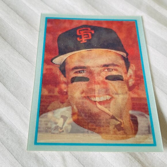 SPECIAL 3D CARD -WILL CLARK - 1986 ROOKIES SF. CARD 6. SPORTFLICS. - Picture 2 of 5